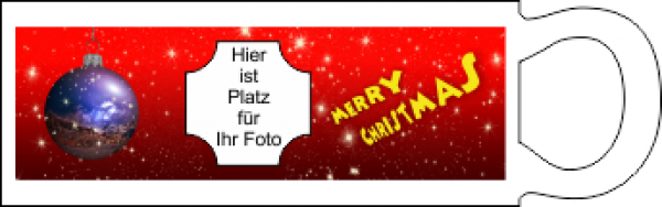 Weihnachtskugel mit Foto